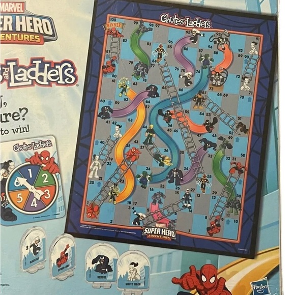 Other Hasbro Gaming Marvel Spiderman  Warriors Chutes Ladders